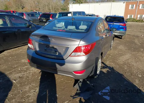 2014 Hyundai Accent Gls z USA, uszkodzony, nr VIN KMHCT4AE8EU758654
